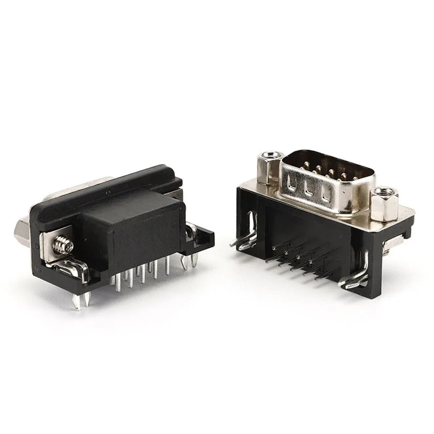10PCS DB9 Female Male PCB Mount D-Sub 9Pin PCB Connector RS232 Connector 90-degree Bent Needle DR9
10PCS DB9 Female Male PCB Mount D-Sub 9Pin PCB Connector RS232 Connector 90-degree Bent Needle DR9