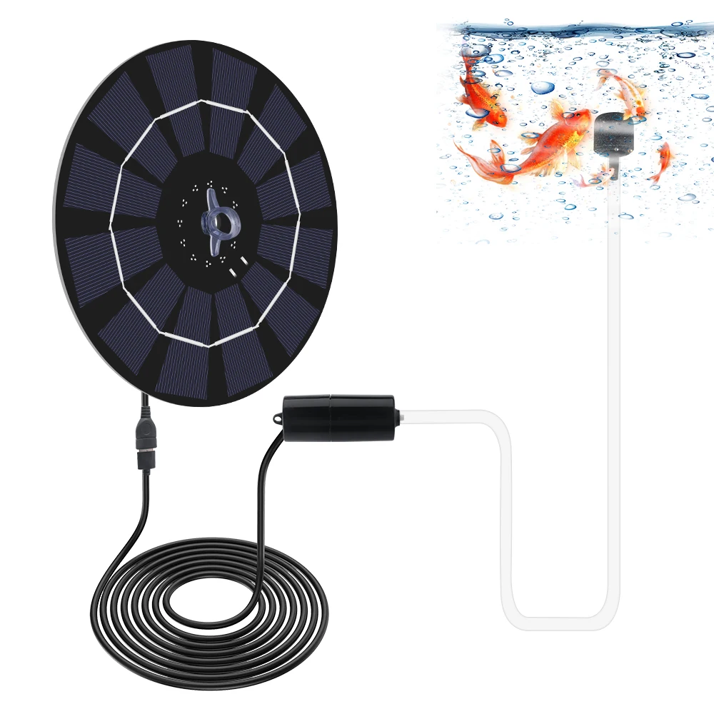 Круглый солнечный кислородный насос, стабильный, бесшумный, для аэрации воды в аквариумах, прудах, для рыбалки на открытом воздухе.
Круглый солнечный кислородный насос, стабильный, бесшумный, для аэрации воды в аквариумах, прудах, для рыбалки на открытом воздухе.