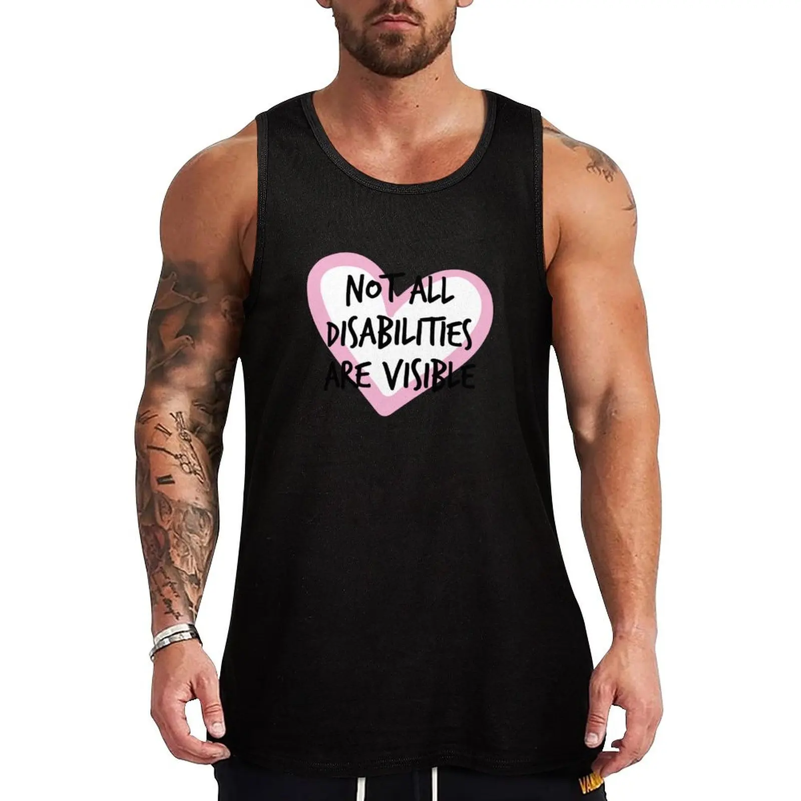 Not All Disabilities Are Visible (pink) Tank Top Vests T-shirt male T-shirt for fitness singlets for men
Not All Disabilities Are Visible (pink) Tank Top Vests T-shirt male T-shirt for fitness singlets for men