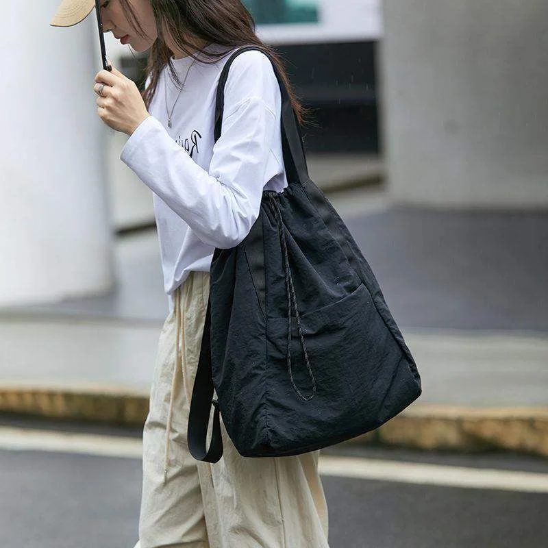 Drawstring Nylon Yoga Sports Backpack Women's Large Capacity Commuter Armpit Shoulder Bag Multi-Functional Backpack
Drawstring Nylon Yoga Sports Backpack Women's Large Capacity Commuter Armpit Shoulder Bag Multi-Functional Backpack