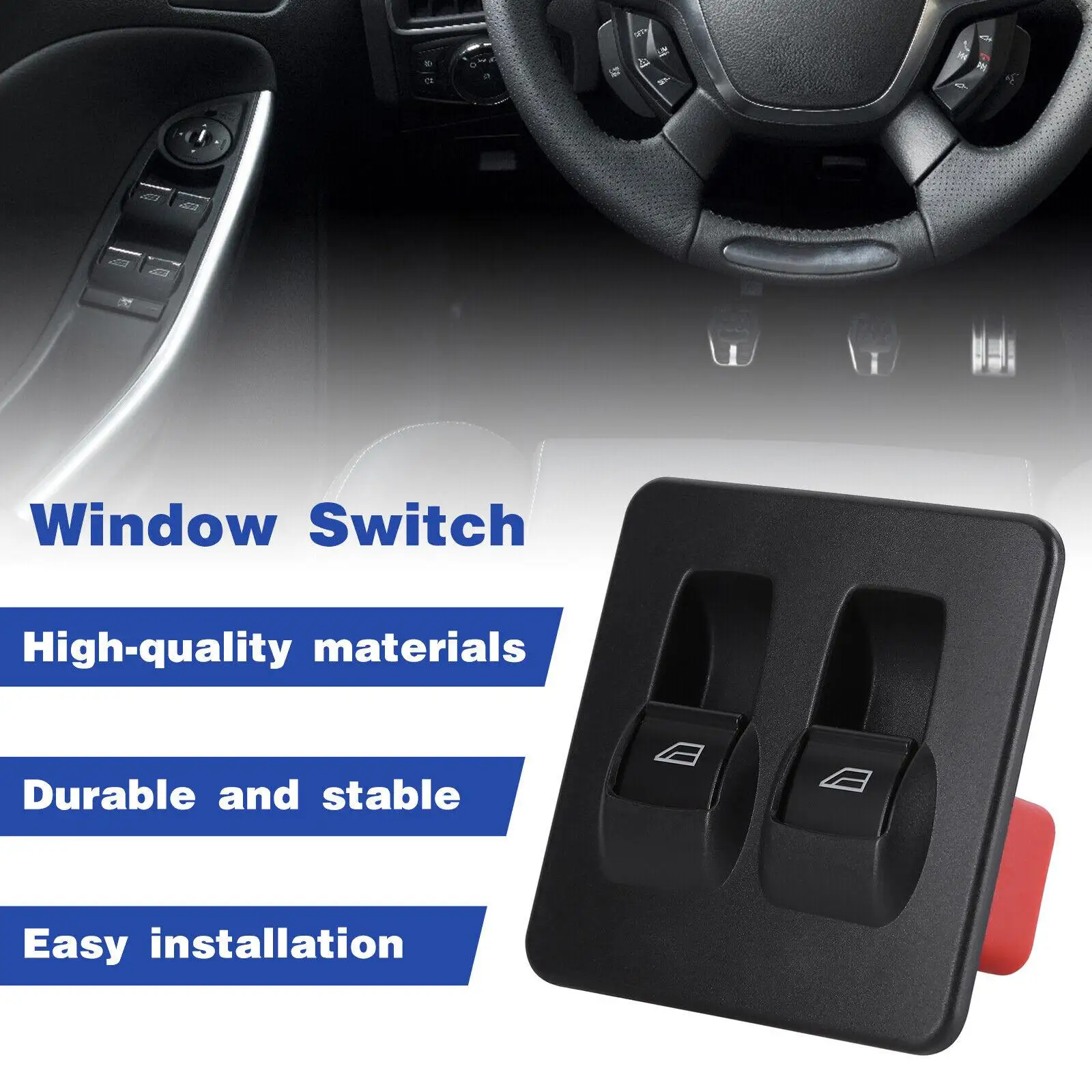 Window Control Switch, Door Lock Window Switch Panel, Easily Install ,Parts
Window Control Switch, Door Lock Window Switch Panel, Easily Install ,Parts