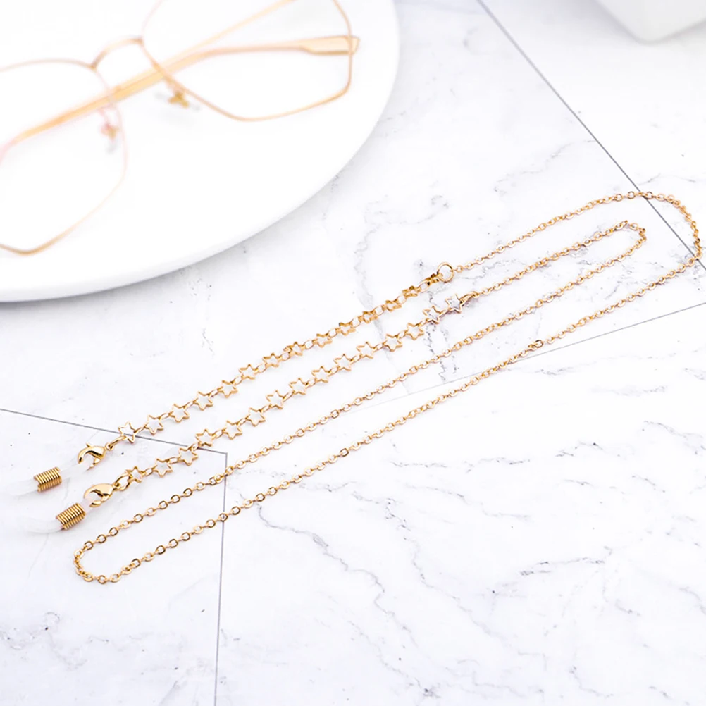 Delicate Hollow Star Eyeglass Chain Women Gold Anti Drop Eyewear Rope Protective Hanging Strap Fashion Glasses for Sunglasses
Delicate Hollow Star Eyeglass Chain Women Gold Anti Drop Eyewear Rope Protective Hanging Strap Fashion Glasses for Sunglasses