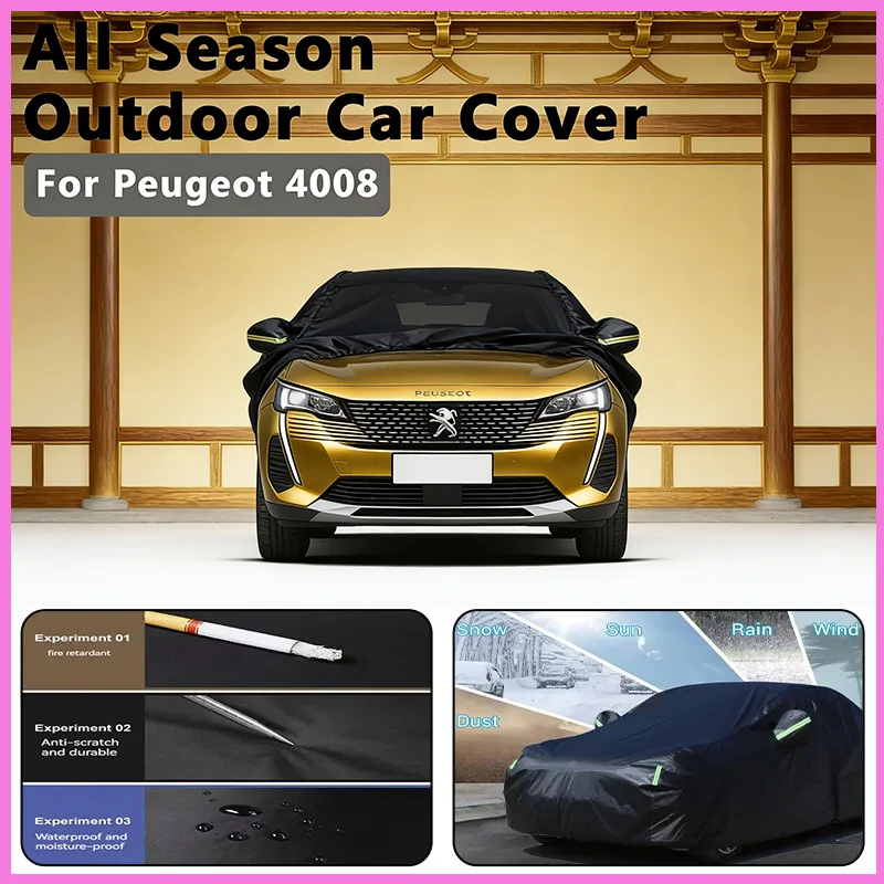 Car Cover Outdoor Protection Full Car Covers Waterproof Sunshade Snow Cover Anti UV Universal For Peugeot 4008
Car Cover Outdoor Protection Full Car Covers Waterproof Sunshade Snow Cover Anti UV Universal For Peugeot 4008