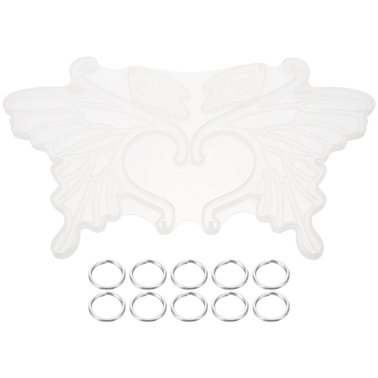 1 set Butterfly Wing Ear Clip Mold Silicone Earring Resin Molds Accessories Heart Shaped Epoxy Molds Craft Silver Rings
1 set Butterfly Wing Ear Clip Mold Silicone Earring Resin Molds Accessories Heart Shaped Epoxy Molds Craft Silver Rings