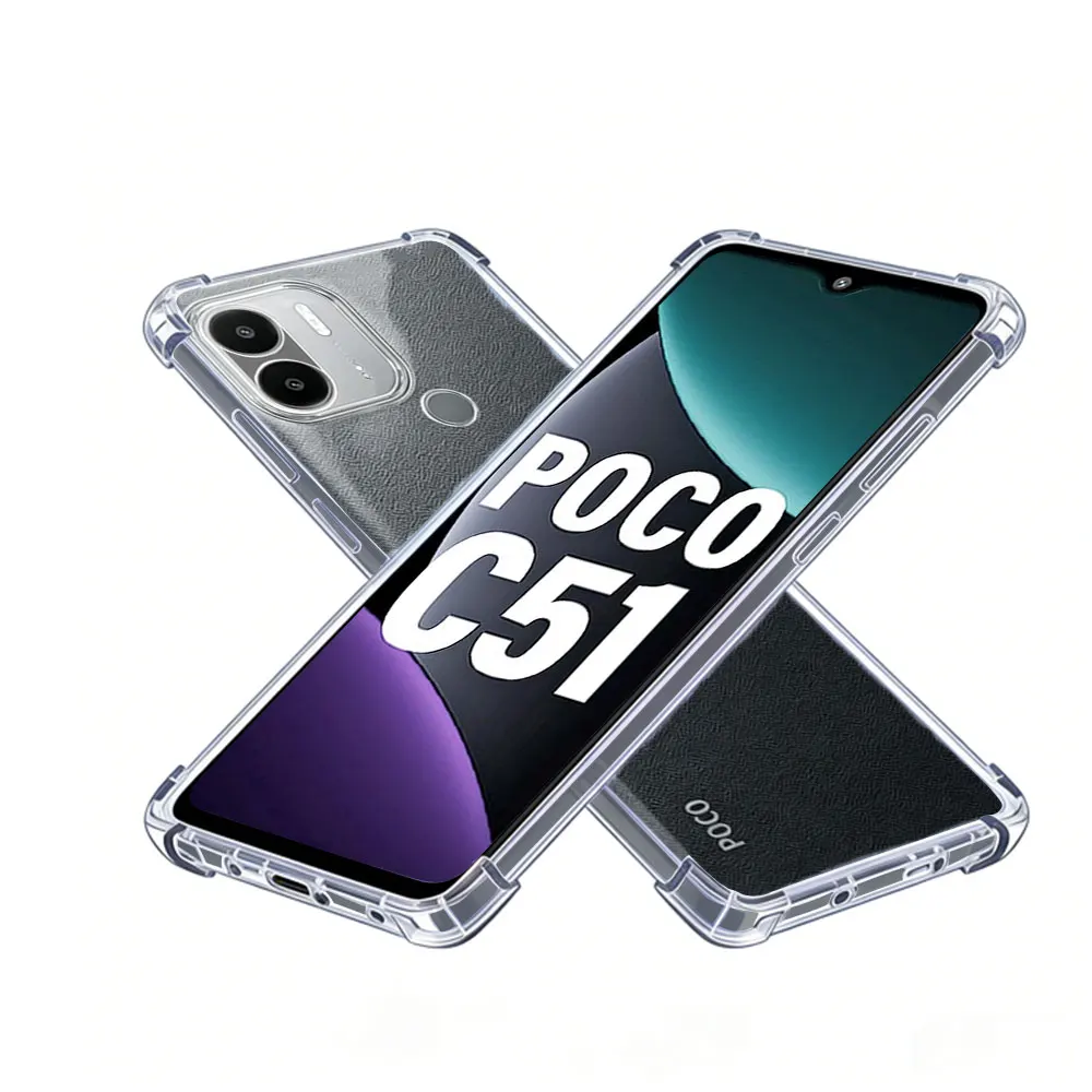Transparent Slim Soft Case For Xiaomi Poco C51, Crystal Clear, Corner Protection, Precise Cutouts
Transparent Slim Soft Case For Xiaomi Poco C51, Crystal Clear, Corner Protection, Precise Cutouts