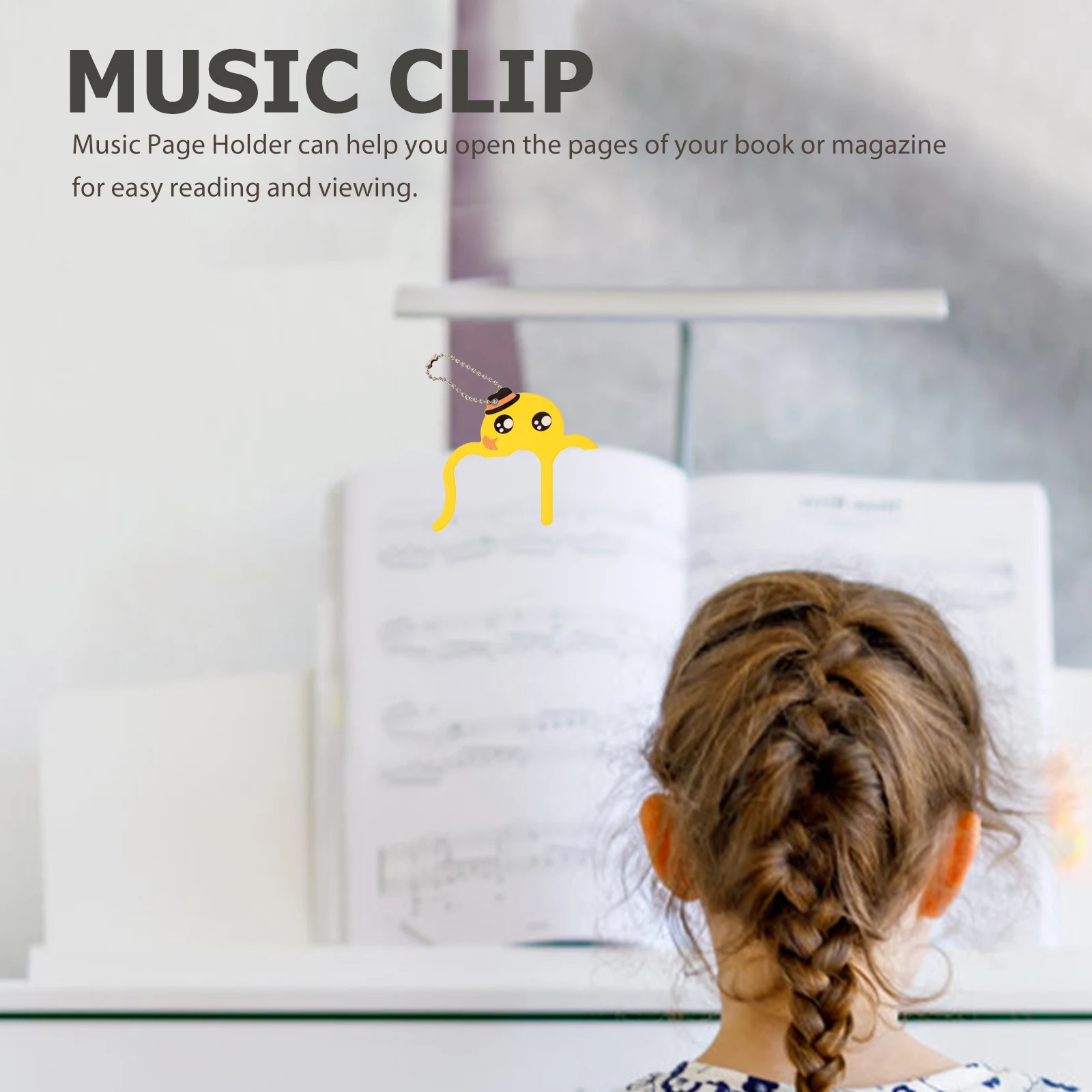 Metal Music Book Clip High-Grade Sturdy Sheet Music Holder Page Clamp Score Holder for Reading Book Clip Score Clamp
Metal Music Book Clip High-Grade Sturdy Sheet Music Holder Page Clamp Score Holder for Reading Book Clip Score Clamp