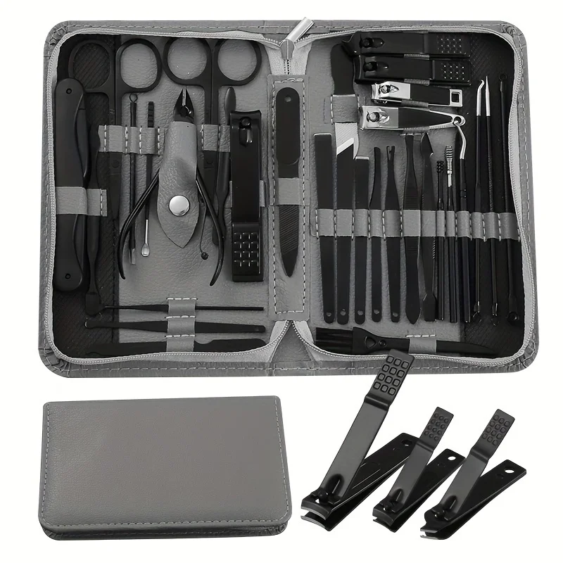 New 10/32pcs Stainless Steel Pedicure Kit with Modern Style Concave Edge Clippers & Grooming Tools Manicure &Unscented Nail Care
New 10/32pcs Stainless Steel Pedicure Kit with Modern Style Concave Edge Clippers & Grooming Tools Manicure &Unscented Nail Care