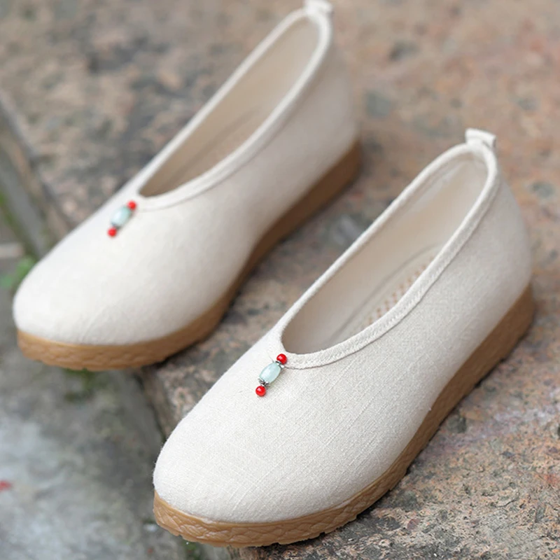 Summer Cotton Linen Monastery oes Women's Beijing Old Sle Slip-On Breathable Zen Study oesrobe Master oes Traditional...
Summer Cotton Linen Monastery oes Women's Beijing Old Sle Slip-On Breathable Zen Study oesrobe Master oes Traditional...