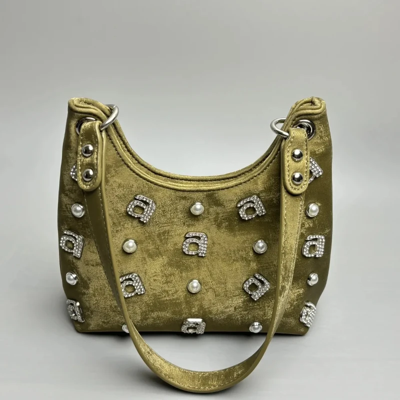 Luxury Designer Handbags For women High Quality Silk Diamonds Pearl Letter Shoulder Bag 2025 New In Fashion Trend Crossbody Bag
Luxury Designer Handbags For women High Quality Silk Diamonds Pearl Letter Shoulder Bag 2025 New In Fashion Trend Crossbody Bag