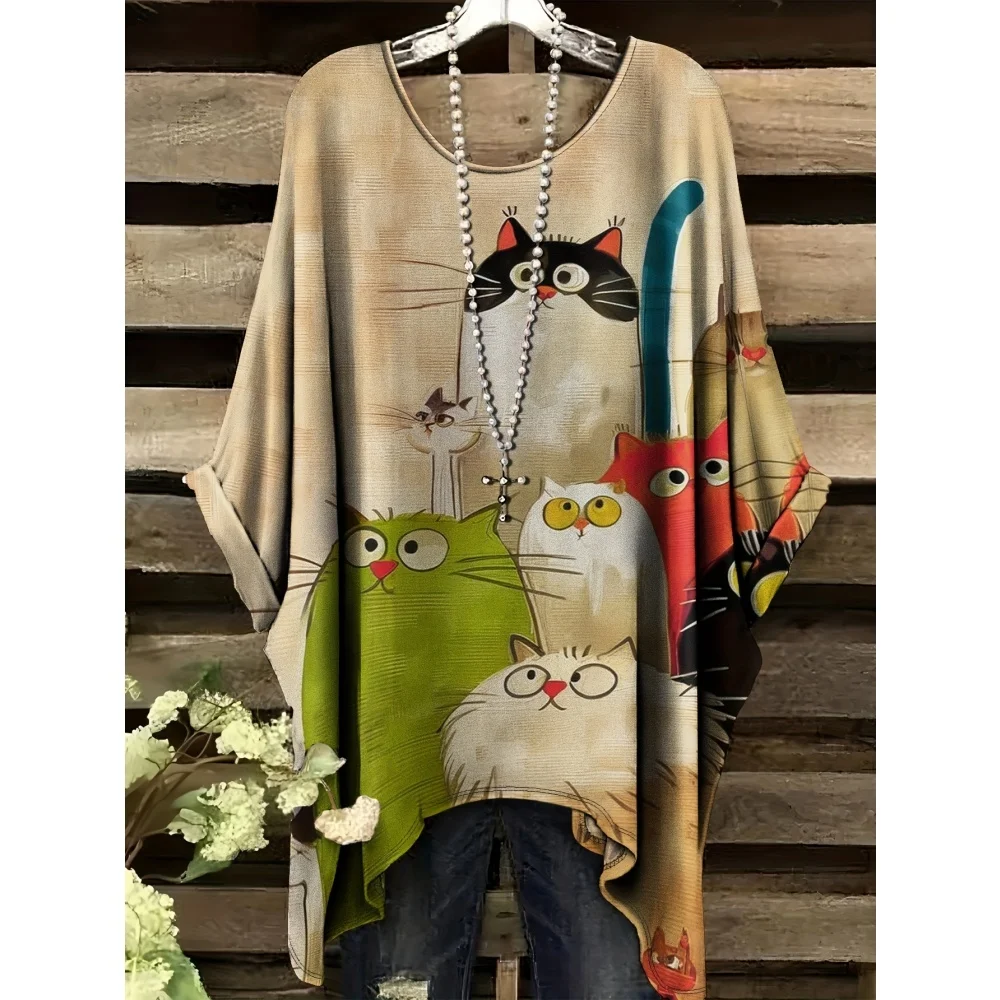 Women's Leopard Print Gradient T-Shirt 3D Funny Animals Casual Vacation Style Irregular Hem O- Neck Short Sleeve Women's Clothes
Women's Leopard Print Gradient T-Shirt 3D Funny Animals Casual Vacation Style Irregular Hem O- Neck Short Sleeve Women's Clothes