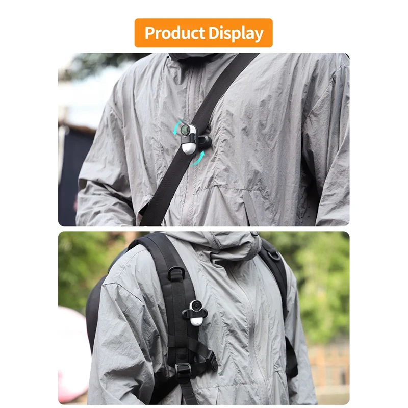 L72A-SUNNYLIFE Camera Backpack Clip For Insta360 GO3/GO 3S Camera Mount Adapter 360° Rotation For Insta360 GO3/GO 3S Accessories 
L72A-SUNNYLIFE Camera Backpack Clip For Insta360 GO3/GO 3S Camera Mount Adapter 360° Rotation For Insta360 GO3/GO 3S Accessories