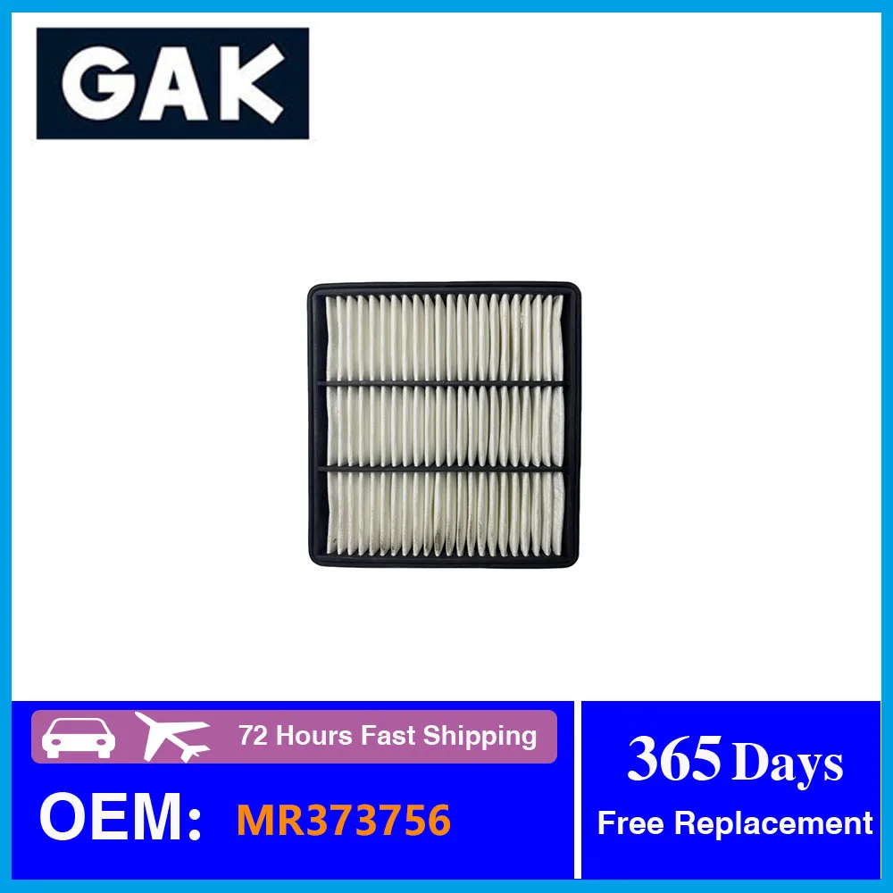GAK Air Filter MR373756 MR188657 For Mitsubishi Lancer Outlander 2001-2008 Pajero Car Replacement Parts
GAK Air Filter MR373756 MR188657 For Mitsubishi Lancer Outlander 2001-2008 Pajero Car Replacement Parts
