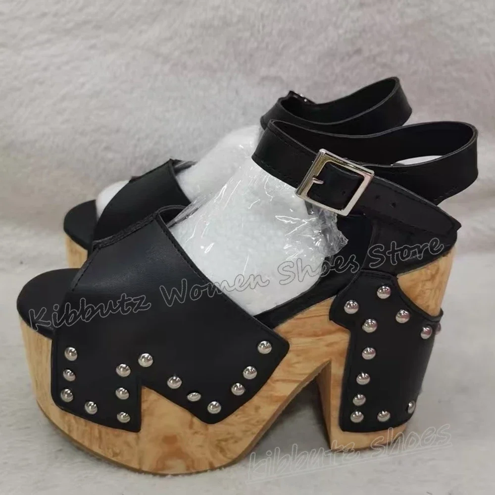 Сандалии в стиле пэчворк с заклепками, модная новинка, пикантная элегантная лаконичная пикантная женская обувь, ремень с пряжкой и ремешком, круглый носок, массивные каблуки
Сандалии в стиле пэчворк с заклепками, модная новинка, пикантная элегантная лаконичная пикантная женская обувь, ремень с пряжкой и ремешком, круглый носок, массивные каблуки