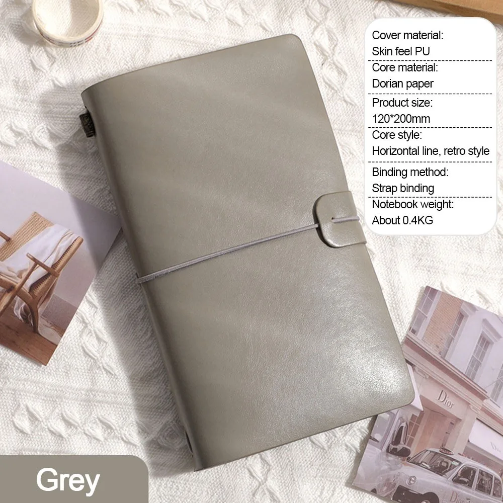 Retro Leather Strap Creative Hand Ledger Creative Multifunctional A6 Retro Portable Travel Loose-leaf Notepad Diary Notebook
Retro Leather Strap Creative Hand Ledger Creative Multifunctional A6 Retro Portable Travel Loose-leaf Notepad Diary Notebook
