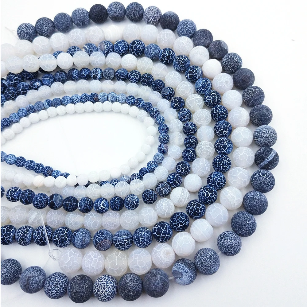 6/8/10/12MM Black And White Frost Crack Agate Beads Wind Fossil Loose Spacing Beads DIY Jewelry Making Keychain Bracelet
6/8/10/12MM Black And White Frost Crack Agate Beads Wind Fossil Loose Spacing Beads DIY Jewelry Making Keychain Bracelet
