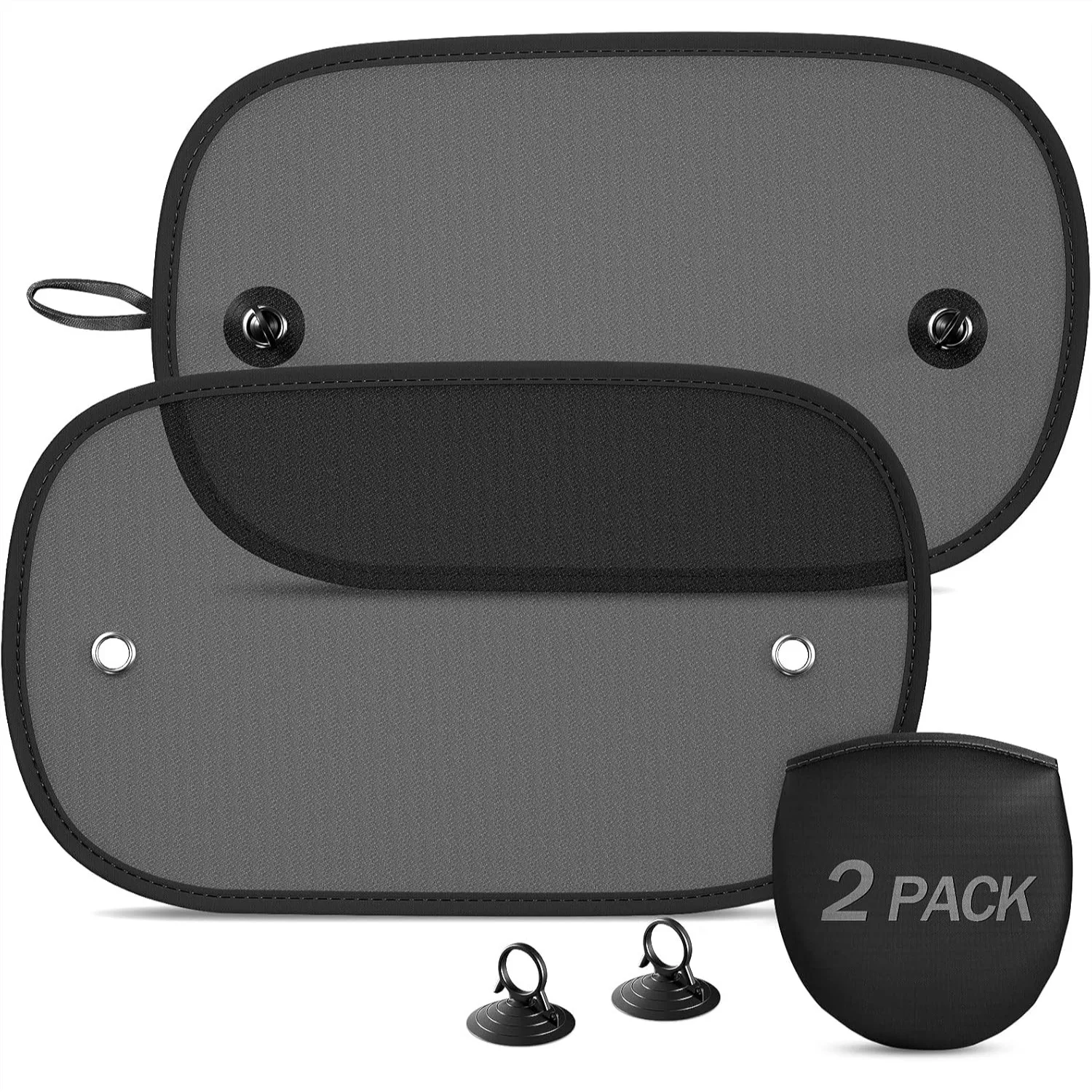 Car Sun Shade 2 Pack for Side Window with Suction Cups, 20x12 Inch UV Blocking Sunshade for Kids Pets, Fits Most Cars
Car Sun Shade 2 Pack for Side Window with Suction Cups, 20x12 Inch UV Blocking Sunshade for Kids Pets, Fits Most Cars