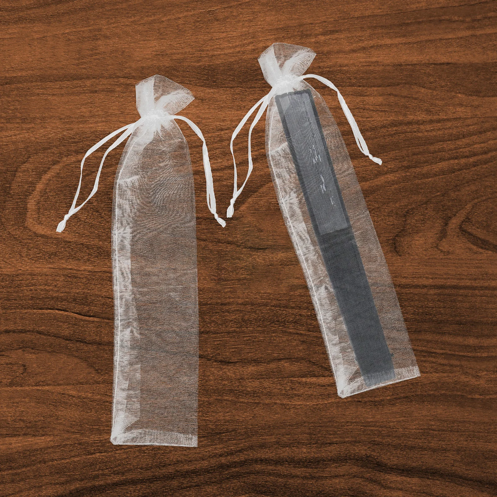 50Pcs Handheld Fan Holder Mesh Storage Bag for Folding Fan Reusable Drawstring Pouch Compact Case for Travel and Home Use
50Pcs Handheld Fan Holder Mesh Storage Bag for Folding Fan Reusable Drawstring Pouch Compact Case for Travel and Home Use