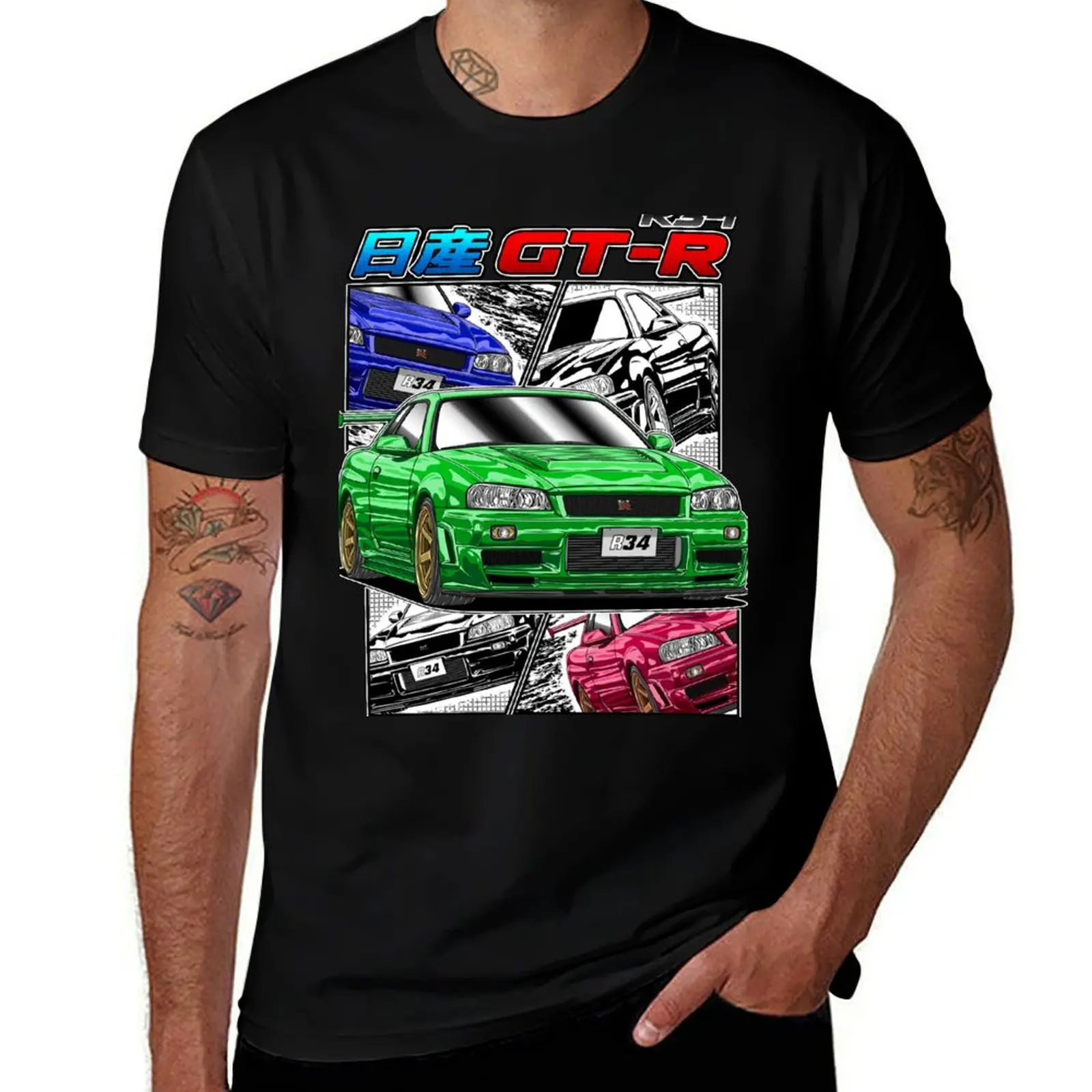 JDM Nissan Skyline GT-R R34 T-Shirt essential t shirt quick-drying summer clothes Short sleeve tee men
JDM Nissan Skyline GT-R R34 T-Shirt essential t shirt quick-drying summer clothes Short sleeve tee men