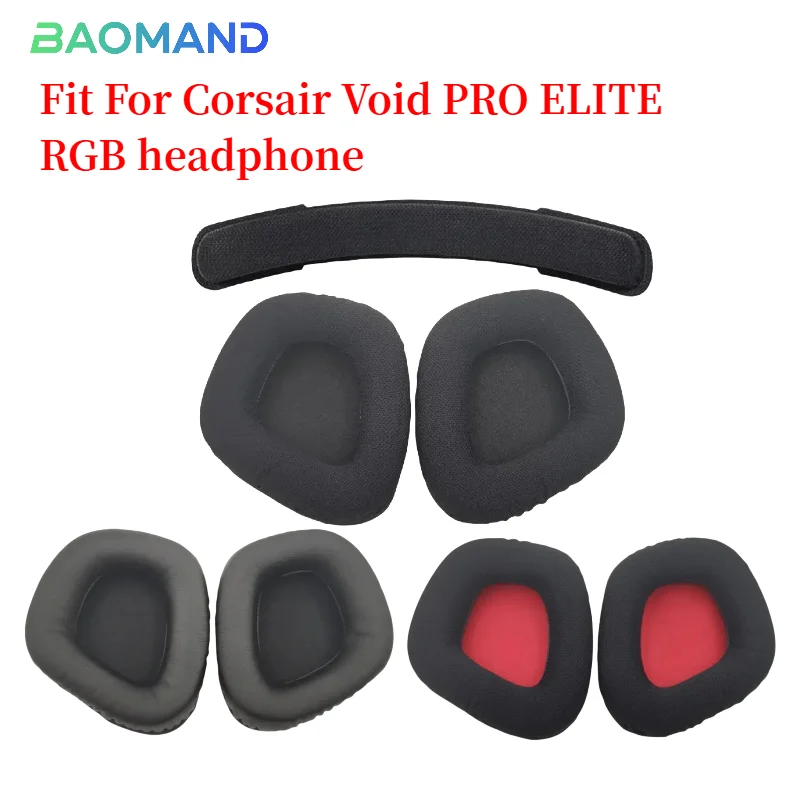 Earphone pads For Corsair Void PRO ELITE RGB replacement Earpads headphones Earmuffs Memory
Earphone pads For Corsair Void PRO ELITE RGB replacement Earpads headphones Earmuffs Memory