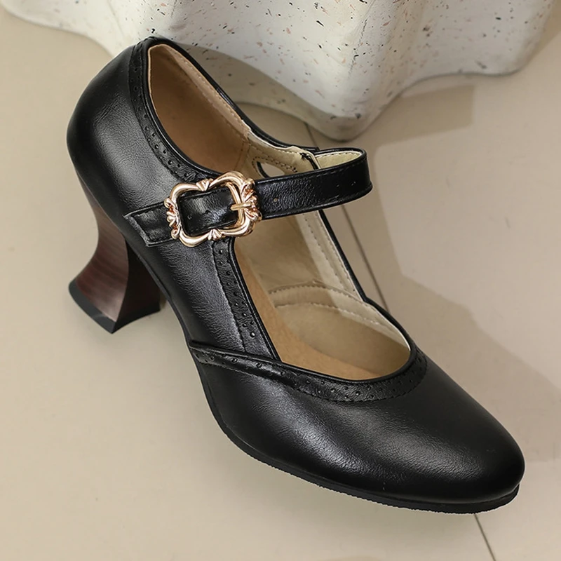 ORCHA LISA Summer Spring Cute Women Pumps Round Toe 6.5cm Small Heels PU Ankle Strap Buckle Green Brown Red Black Big Size 47 48
ORCHA LISA Summer Spring Cute Women Pumps Round Toe 6.5cm Small Heels PU Ankle Strap Buckle Green Brown Red Black Big Size 47 48