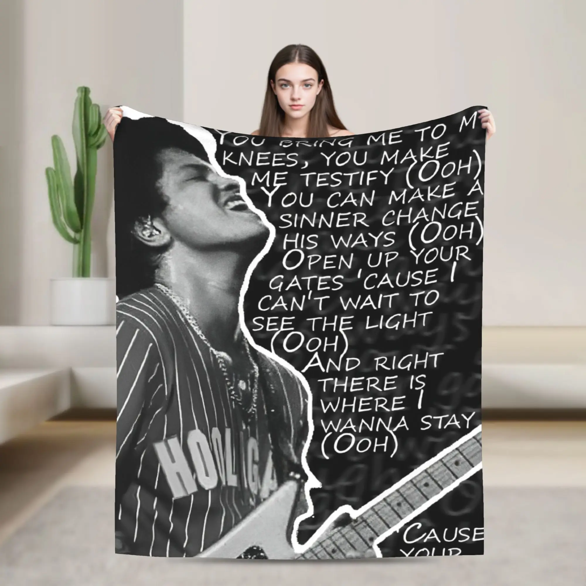 Bruno Mars Blanket Fleece Summer Air Conditioning Pop Music Breathable Lightweight Throw Blankets for Bedding Office Rug Piece
Bruno Mars Blanket Fleece Summer Air Conditioning Pop Music Breathable Lightweight Throw Blankets for Bedding Office Rug Piece