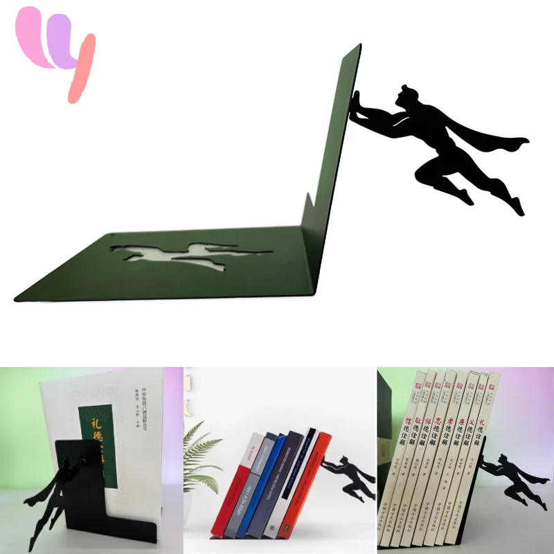 Creative Super Hero Bookshelf Figurines Metal Book Storage Display Desktop Ornament Office Accessories Books Standing Base
Creative Super Hero Bookshelf Figurines Metal Book Storage Display Desktop Ornament Office Accessories Books Standing Base