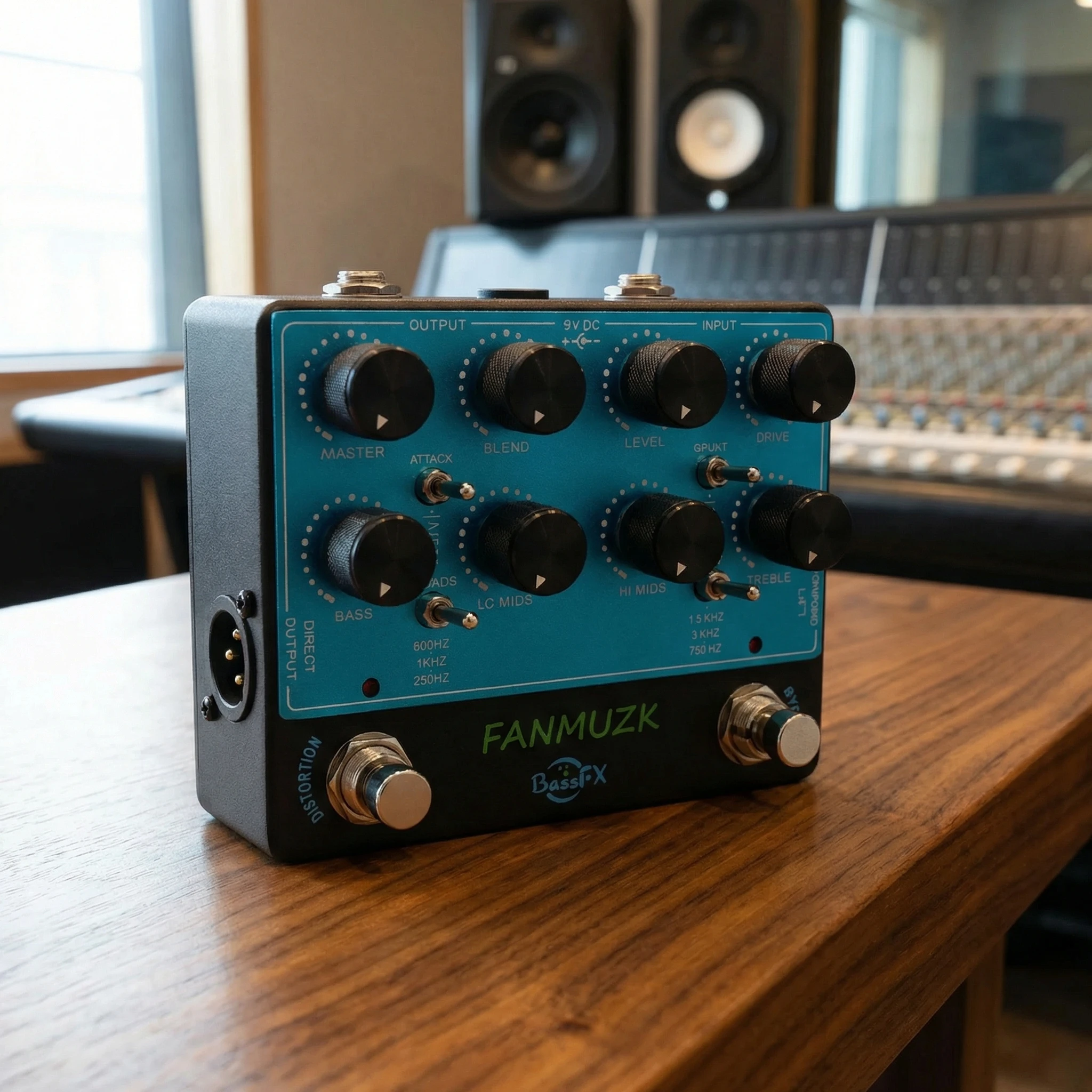 Fanmuzk SBK MAX Bass DI Preamp Pedal 4-Band EQ , Treble Mid Control Distortion Drive Effect Speaker Cab Sim XLR Output for Bass
Fanmuzk SBK MAX Bass DI Preamp Pedal 4-Band EQ , Treble Mid Control Distortion Drive Effect Speaker Cab Sim XLR Output for Bass