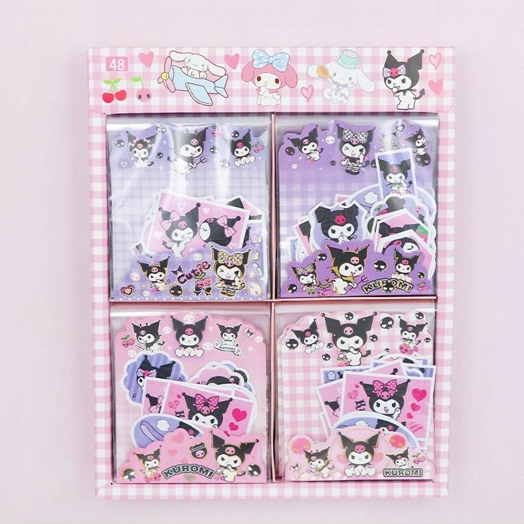Sanrio Cartoon Sticker Cute Kuromi Cinnamoroll Laser Series Students Hand Ledger Decorative Decal Painting Material Sticker Pack
Sanrio Cartoon Sticker Cute Kuromi Cinnamoroll Laser Series Students Hand Ledger Decorative Decal Painting Material Sticker Pack