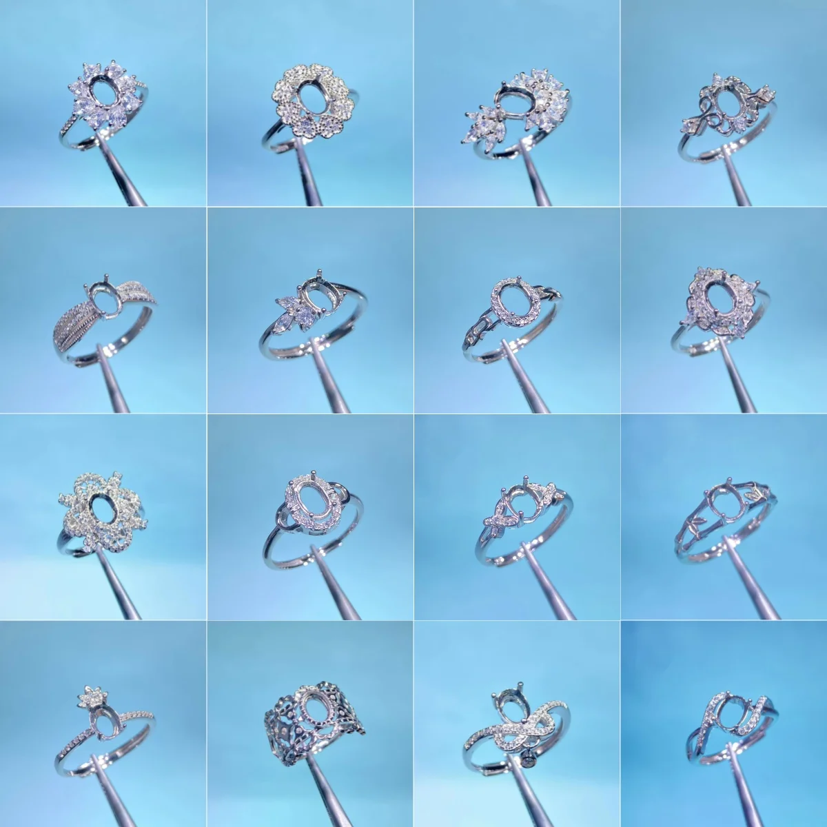 55 Styles Setting 5*7mm Fashion Ring Setting DIY Empty Holders for Women Real S925 Sterling Silver Fine Charm Jewelry Accessory
55 Styles Setting 5*7mm Fashion Ring Setting DIY Empty Holders for Women Real S925 Sterling Silver Fine Charm Jewelry Accessory
