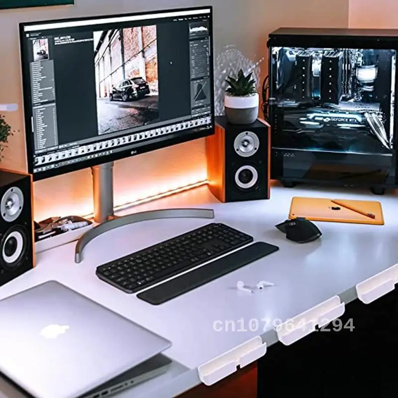 Practical Desktop Cable Clip Cord Winder: 3 Pcs/Set USB Cable Fixed Organizer Clamp Buckle Line Wire Holder
Practical Desktop Cable Clip Cord Winder: 3 Pcs/Set USB Cable Fixed Organizer Clamp Buckle Line Wire Holder