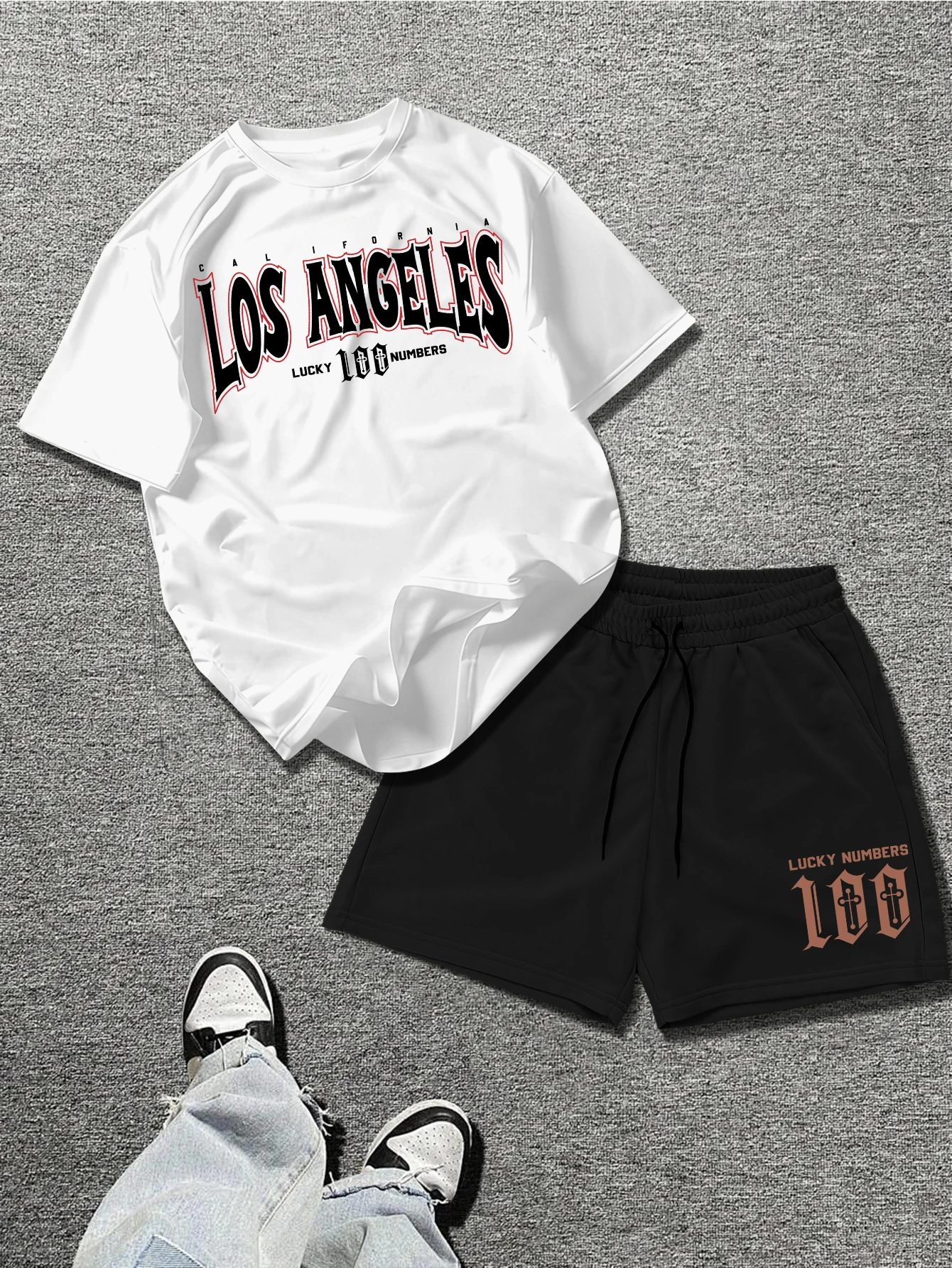 California Los Angeles Lucky Numbers Print Men's Casual Shorts Hip Hop Streetwear Drawstring Summer Daily Sports Short Pants
California Los Angeles Lucky Numbers Print Men's Casual Shorts Hip Hop Streetwear Drawstring Summer Daily Sports Short Pants