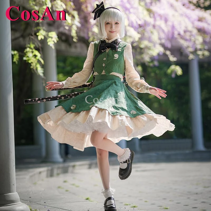 CosAn Game Touhou Project Konpaku Youmu Cosplay Costumes Sweet Nifty Lovely Uniform Skirt Halloween Carnival Role Play Clothing
CosAn Game Touhou Project Konpaku Youmu Cosplay Costumes Sweet Nifty Lovely Uniform Skirt Halloween Carnival Role Play Clothing
