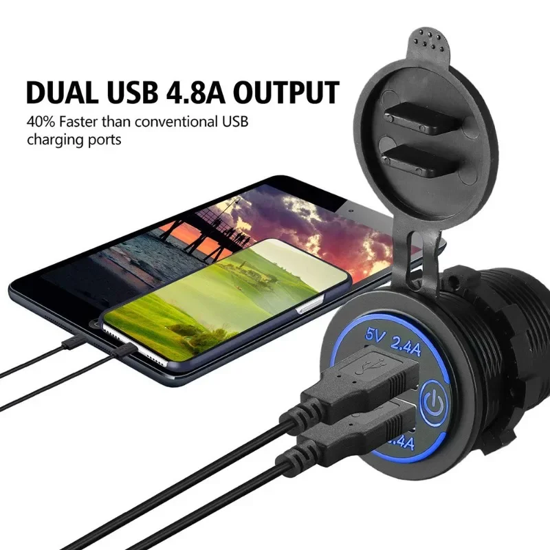 Автомобильное зарядное устройство с сенсорным управлением, 4,8 А, быстрая зарядка, широкое напряжение, совместимость 12–24 В, интеллектуальная защита IC для безопасной эффективной доставки
Автомобильное зарядное устройство с сенсорным управлением, 4,8 А, быстрая зарядка, широкое напряжение, совместимость 12–24 В, интеллектуальная защита IC для безопасной эффективной доставки