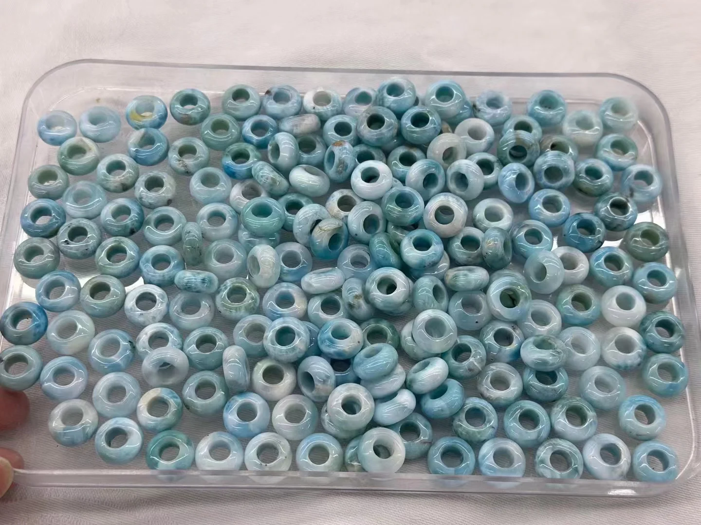 New Natural Dominica Larimar About14mm Donut Accessories Making DIY Pendent Fashion Jewelry Female for Men Women Gift Wholesale
New Natural Dominica Larimar About14mm Donut Accessories Making DIY Pendent Fashion Jewelry Female for Men Women Gift Wholesale