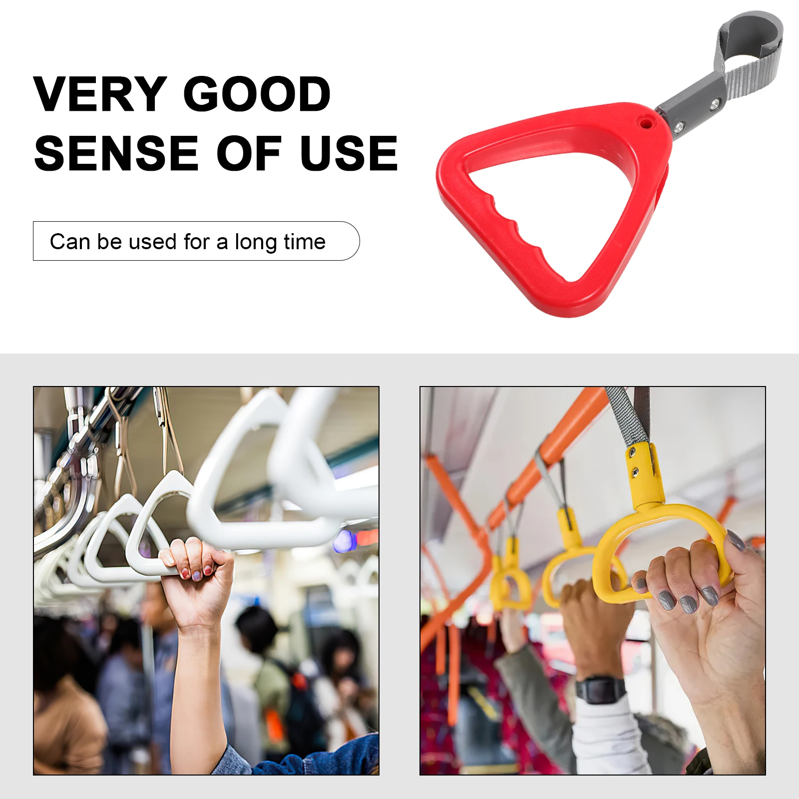 Bus Triangle Handles Red Handrail Ring for Subway Durable Safe Stylish Comfortable Grip Easy Installation Plastic Auto 
Bus Triangle Handles Red Handrail Ring for Subway Durable Safe Stylish Comfortable Grip Easy Installation Plastic Auto