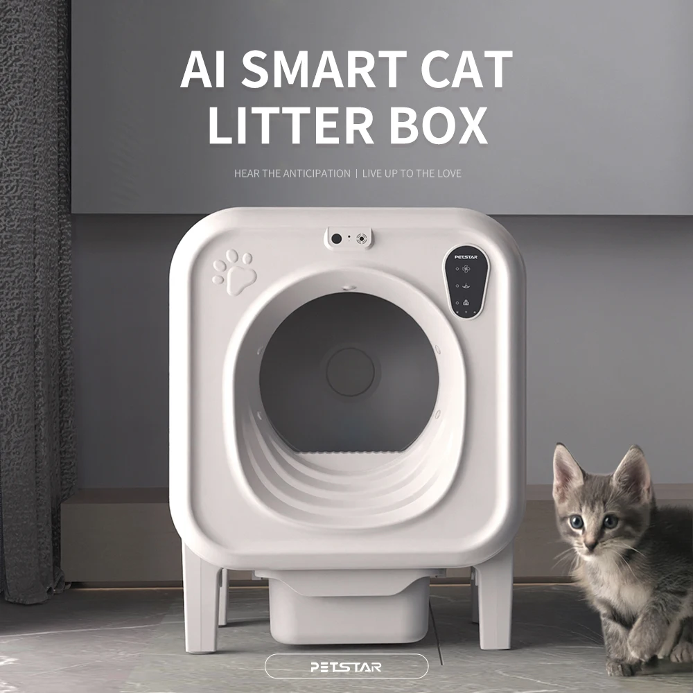 Самоочищающийся ящик для кошачьего туалета с автоматическим датчиком безопасности, мульти-кошачий автоматический ящик для кошачьего туалета, покрытие для удаления запаха, кошачий туалет
Самоочищающийся ящик для кошачьего туалета с автоматическим датчиком безопасности, мульти-кошачий автоматический ящик для кошачьего туалета, покрытие для удаления запаха, кошачий туалет