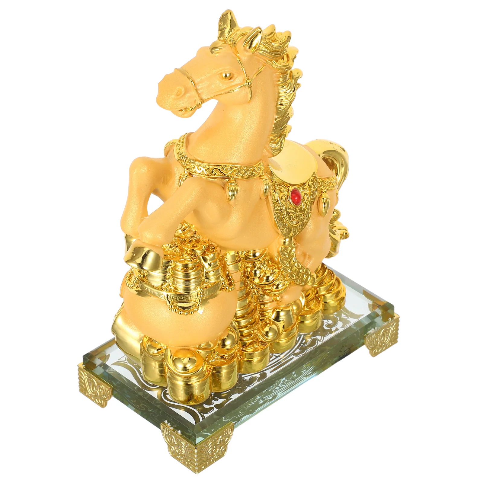 Elegant Resin Horse Sculpture Sand Gold Coat Decorative Standing Horse Statue for Home Office Chinese New Year 2026 Prosperity
Elegant Resin Horse Sculpture Sand Gold Coat Decorative Standing Horse Statue for Home Office Chinese New Year 2026 Prosperity