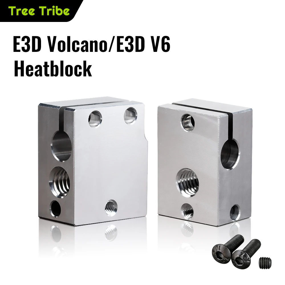 Tree Tribe 3D Printer Parts V6 Heater Block Volcano Heater Block Compatible with Sensor Cartridge PT100 Series
Tree Tribe 3D Printer Parts V6 Heater Block Volcano Heater Block Compatible with Sensor Cartridge PT100 Series
