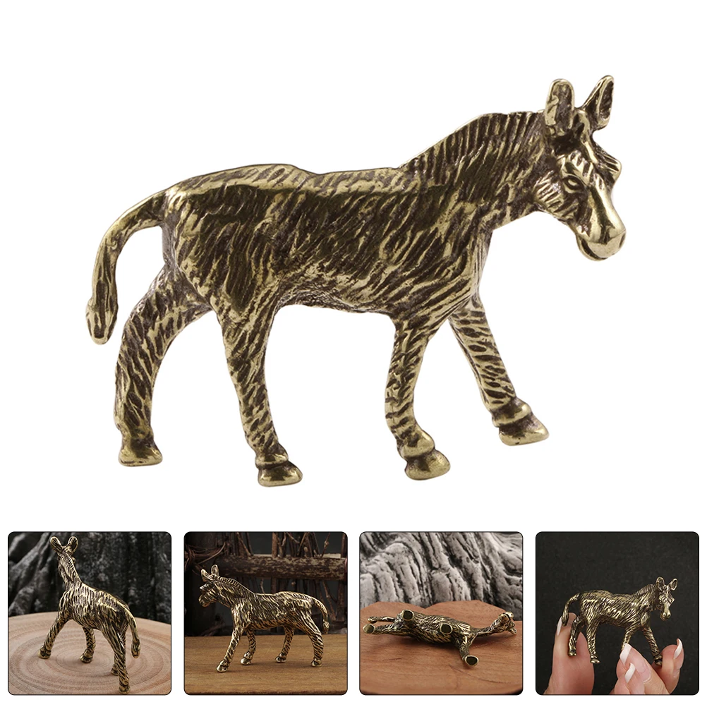 Brass Donkey Ornament Desktop Decor Mini Standing Animal Home Office Garden Decoration Educational Farm Animal Statue Simulation
Brass Donkey Ornament Desktop Decor Mini Standing Animal Home Office Garden Decoration Educational Farm Animal Statue Simulation