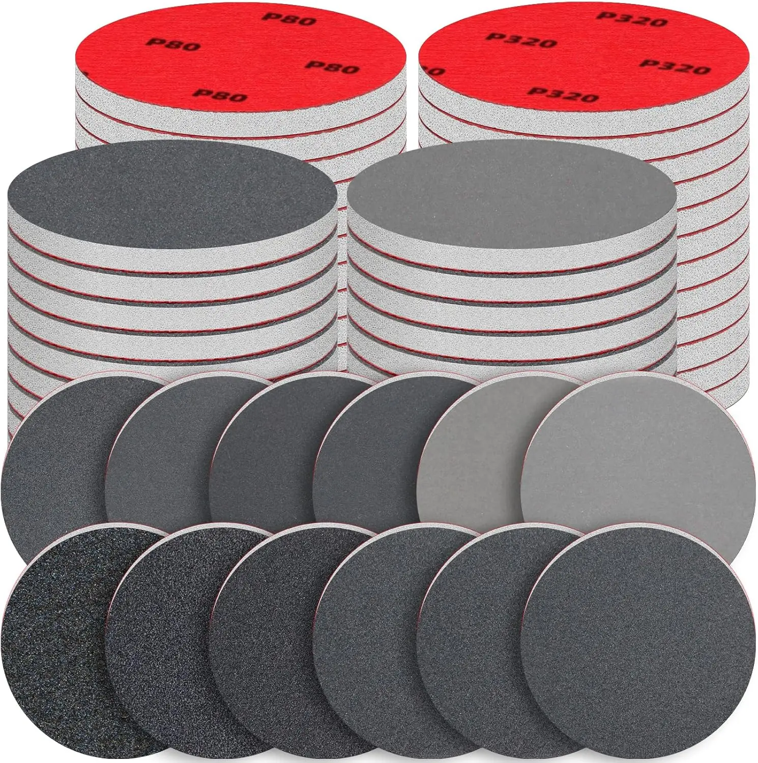 48 Pcs 3 Inch Sanding Sponge Disc Set, 80-3000 Grit Hook and Loop Foam Pads for Wood Metal Auto Wet Dry Finishing
48 Pcs 3 Inch Sanding Sponge Disc Set, 80-3000 Grit Hook and Loop Foam Pads for Wood Metal Auto Wet Dry Finishing