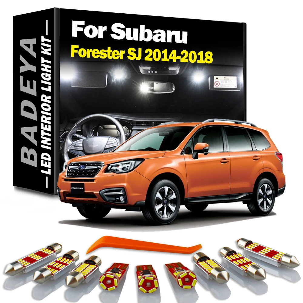 BADEYA 10Pcs LED Interior Reading Luggage Car Light Kit For Subaru Forester SJ 2014 2015 2016 2017 2018 Number Plate Signal Lamp
BADEYA 10Pcs LED Interior Reading Luggage Car Light Kit For Subaru Forester SJ 2014 2015 2016 2017 2018 Number Plate Signal Lamp