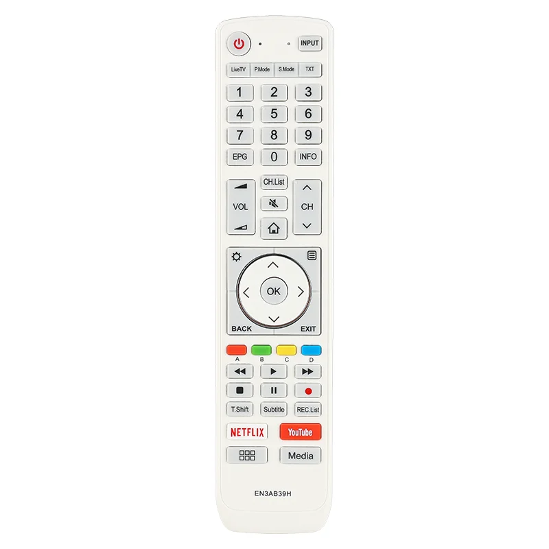 EN3AB39H Remote Control Compatible with Hisense TV 43P1 55P1 65P1 55PX 65PX 50R7 55R7 65R7 75R7 65R8 75R8 39P4 49P4 55P4 24P2 32
EN3AB39H Remote Control Compatible with Hisense TV 43P1 55P1 65P1 55PX 65PX 50R7 55R7 65R7 75R7 65R8 75R8 39P4 49P4 55P4 24P2 32