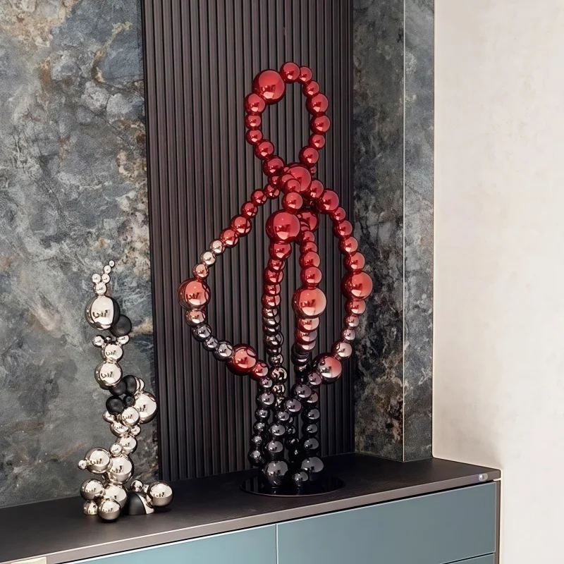 High-end metal combination ball art sculpture ornaments for villas offices hotels living rooms dining rooms, dining tables, etc
High-end metal combination ball art sculpture ornaments for villas offices hotels living rooms dining rooms, dining tables, etc