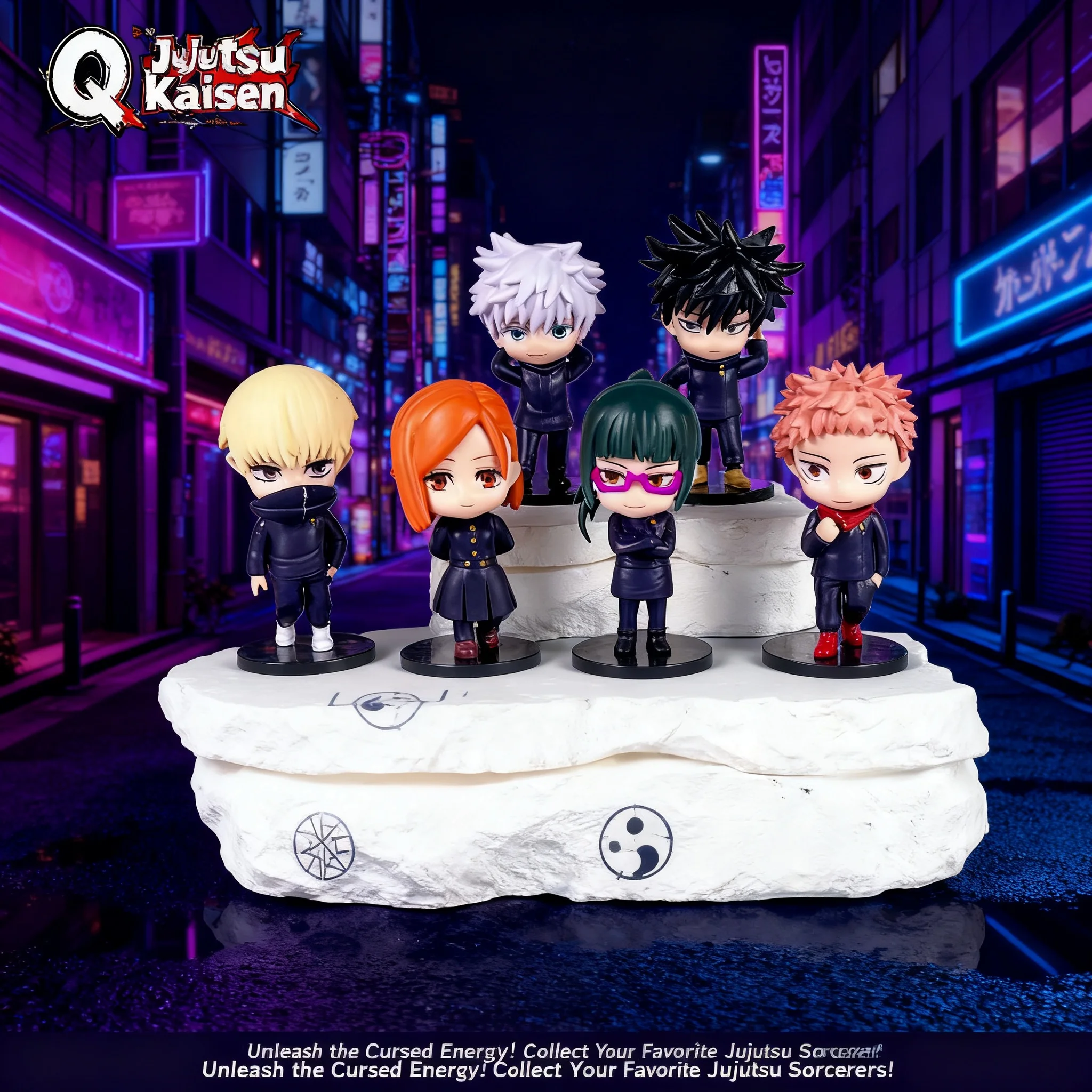 Anime Figure Blind Box Jujutsu Kaisen Gojo Satoru Itadori Yuji Q Version Gashapon Machine Gift Model Decoration Collectible Toy
Anime Figure Blind Box Jujutsu Kaisen Gojo Satoru Itadori Yuji Q Version Gashapon Machine Gift Model Decoration Collectible Toy