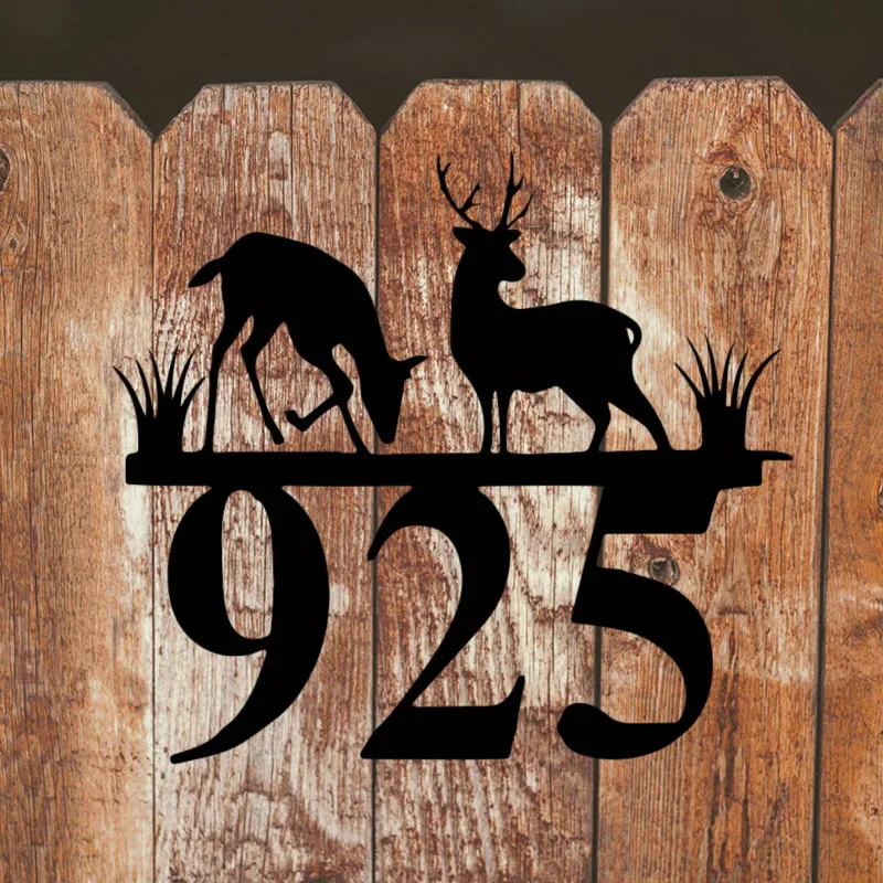 Discover 1pc Exquisite Metal House Number, The Unique Custom Sign with Wilderness Charm, Ideal for A Striking Home Appearance
Discover 1pc Exquisite Metal House Number, The Unique Custom Sign with Wilderness Charm, Ideal for A Striking Home Appearance