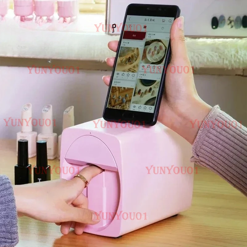 Smart Nail Printer Portable 3D Mobile Nail Painting Machine 2400 DPI Printing Resolution WiFi/DIY Support for Home Beauty Salon
Smart Nail Printer Portable 3D Mobile Nail Painting Machine 2400 DPI Printing Resolution WiFi/DIY Support for Home Beauty Salon