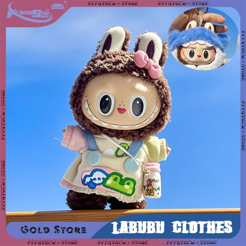 17cm Labubu Clothes Kawaii Shark Onesie for Mini Doll Cute Doll's Clothing Clothing Keychain DIY Kids Gifts Dolls Accessories
17cm Labubu Clothes Kawaii Shark Onesie for Mini Doll Cute Doll's Clothing Clothing Keychain DIY Kids Gifts Dolls Accessories