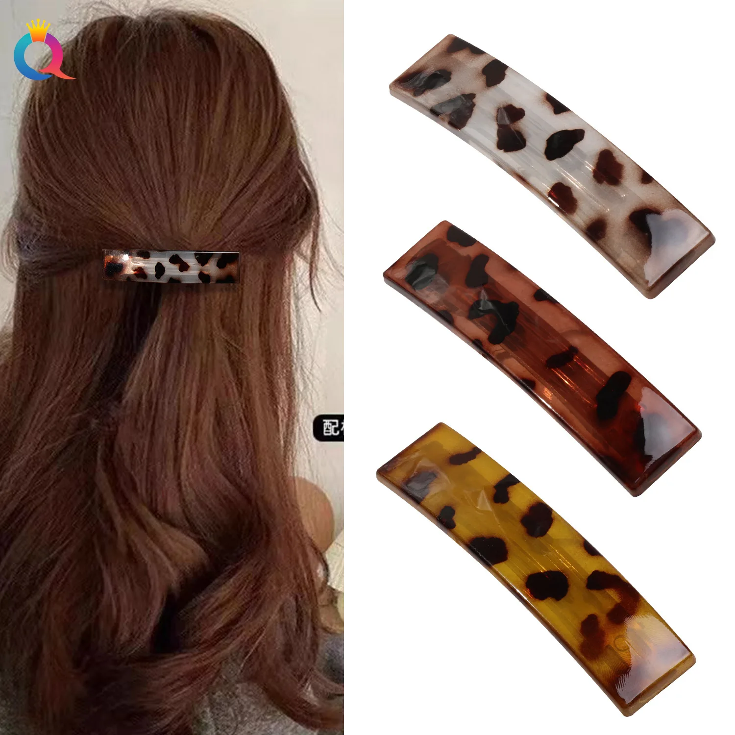 1 шт. квадратная винтажная заколка для волос с леопардовым принтом, пружинная, для густых волос, для хвоста, простая, элегантная, нескользящая
1 шт. квадратная винтажная заколка для волос с леопардовым принтом, пружинная, для густых волос, для хвоста, простая, элегантная, нескользящая