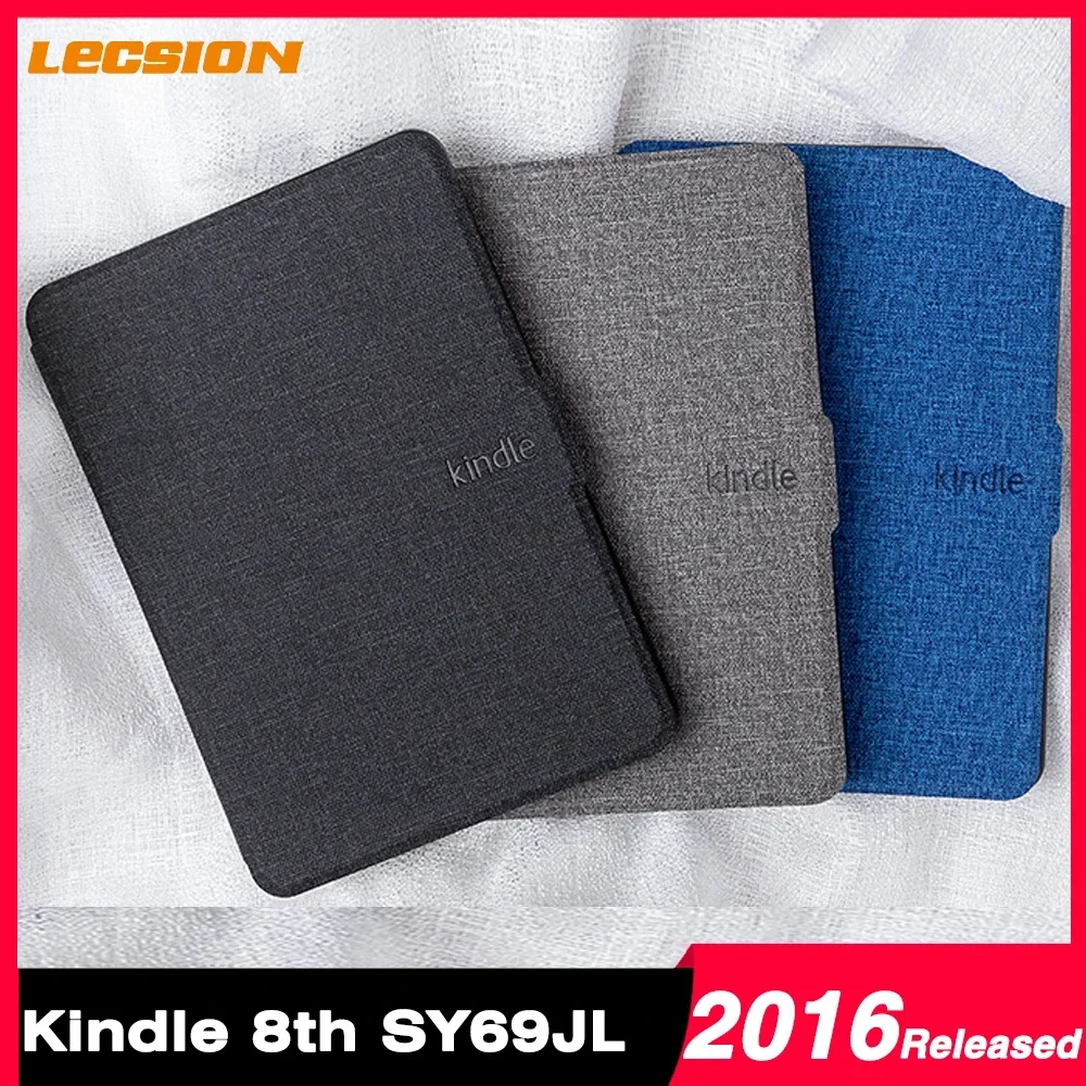 Magnetic Smart Fabric Kindle Case For Kindle 8th SY69JL Generation 2016 Smart Shell Leather Flip Cover Shell Auto Sleep Wake
Magnetic Smart Fabric Kindle Case For Kindle 8th SY69JL Generation 2016 Smart Shell Leather Flip Cover Shell Auto Sleep Wake