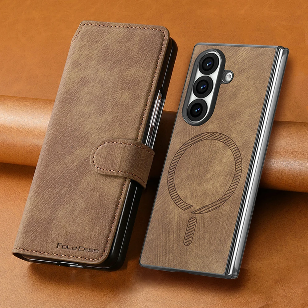 Luxury Case for Samsung Galaxy Z Fold 7 5G Magsafe Cover Leather Book Coque Samsung Z Fold6 ZFold 6 5 4 3 2IN1 Card Magnet Cover
Luxury Case for Samsung Galaxy Z Fold 7 5G Magsafe Cover Leather Book Coque Samsung Z Fold6 ZFold 6 5 4 3 2IN1 Card Magnet Cover